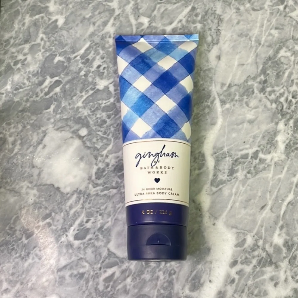 New Bath and Body Works Ultra Shea Body Cream Gingham